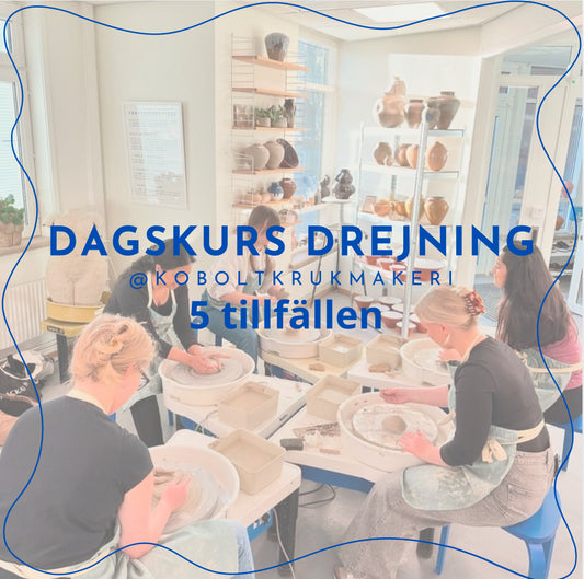 Drejkurs 5 tillfällen kl. 13-16 start 14/5