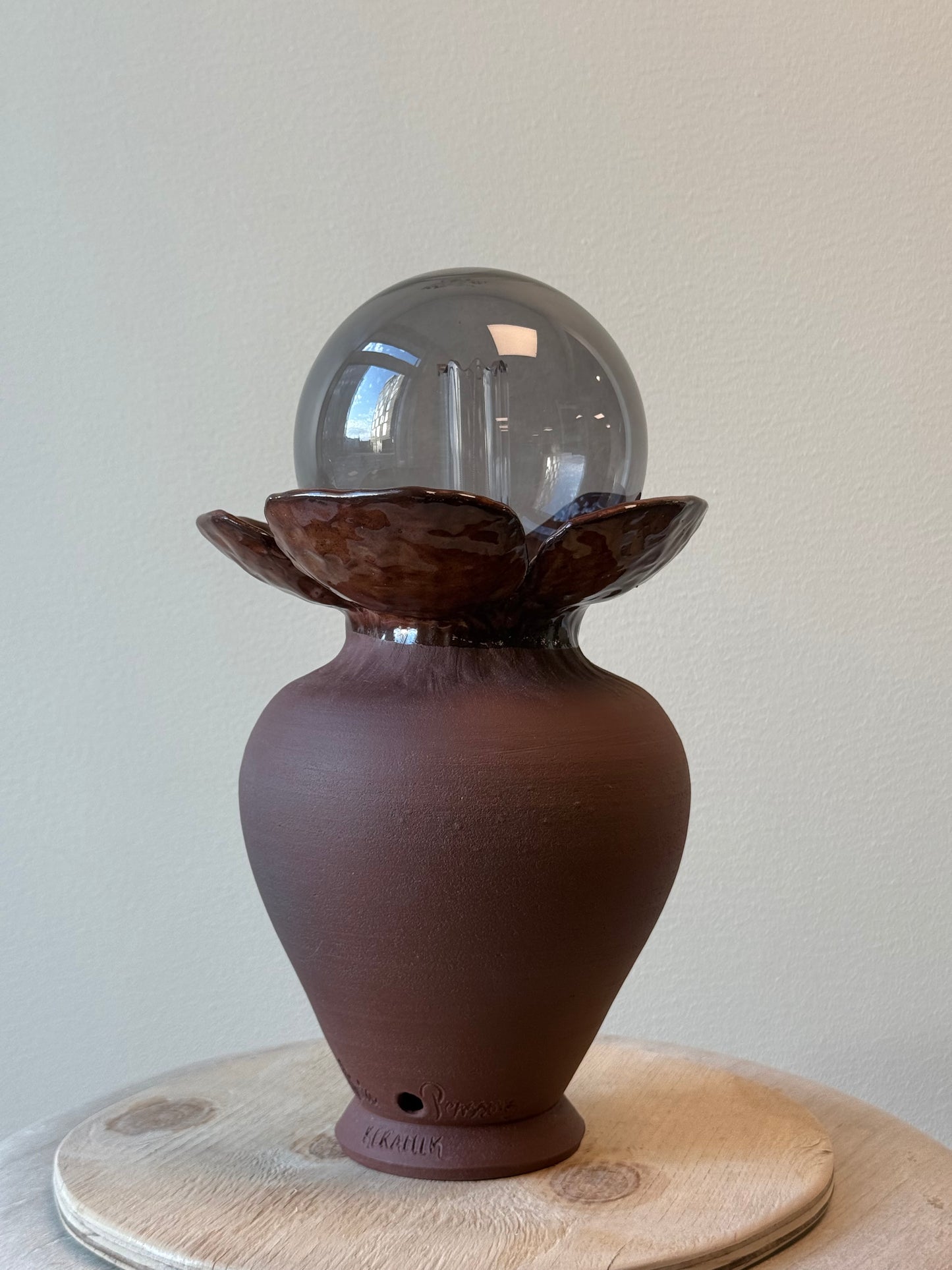 Blomma lampa
